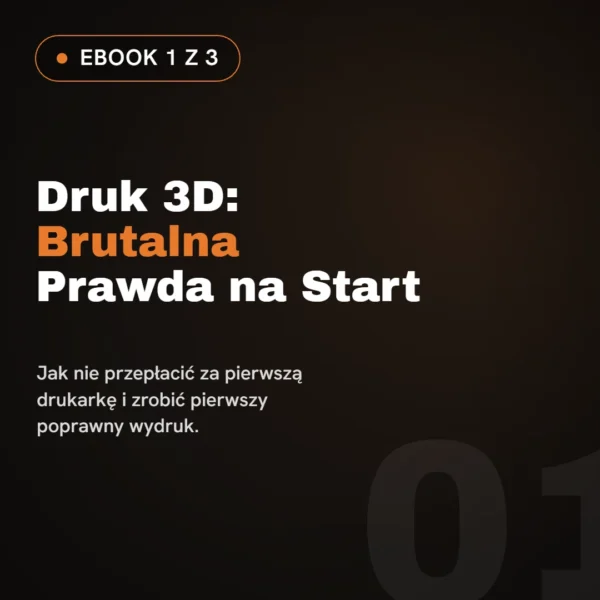 Okładka tomu 1: Druk 3D, brutalna prawda na start